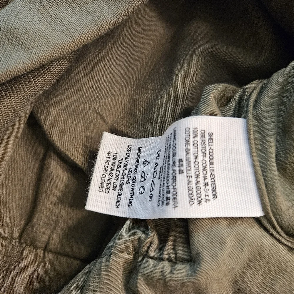 Free People Jacket Size XS Womens Army Olive Green In Our Nature Cargo Belted